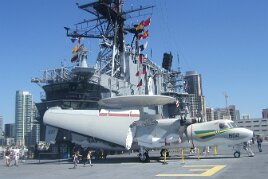 E-2 Hawkeye Long one of the most recognizable aircraft to fly from the decks of U.S. Navy aircraft carriers because of the large rotodome perched atop its fuselage, the E-2...