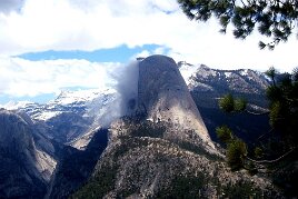 Yosemite Half Dome A view from Glacier Point
